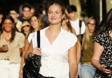 Las fotos de Leonor en su primer día de universidad: todos los detalles de su llegada a clase