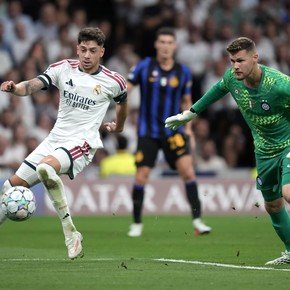 Video: el blooper del arquero del Inter en el Santiago Bernabéu