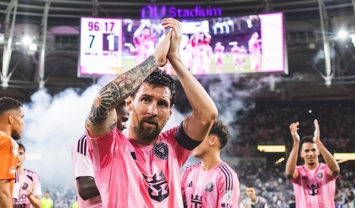 Messi en el Inter Miami.