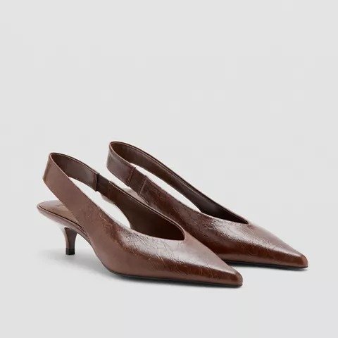 Zapato tacón kitten punta 
