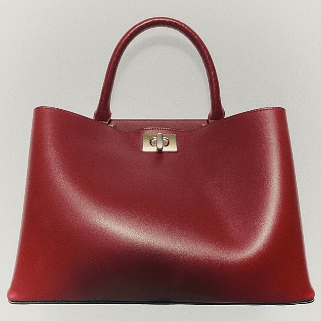 Bolso burdeos de H&M (34,99 euros)
