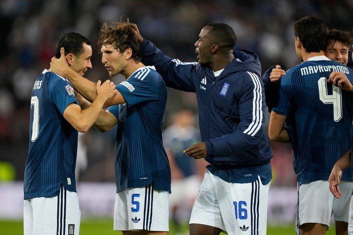 Es la primera vez en la historia que Grecia le gana a Alemania (AP Photo/Matthias Schrader).