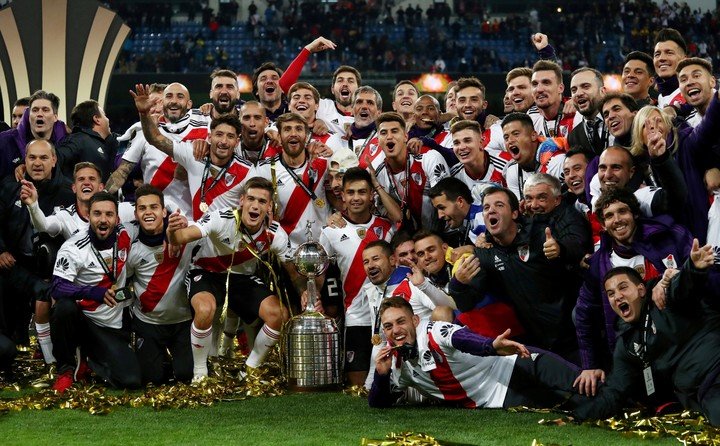 River campeón de la Libertadores 2018 ante Boca en Madrid (Reuters).