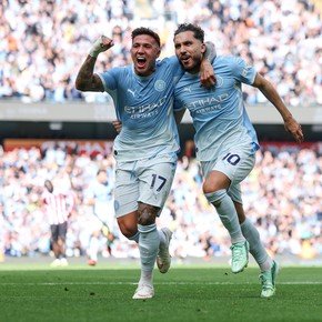 Definición top de Enzo en la lluvia de goles: Manchester City volvió a ganar y es líder con puntaje ideal