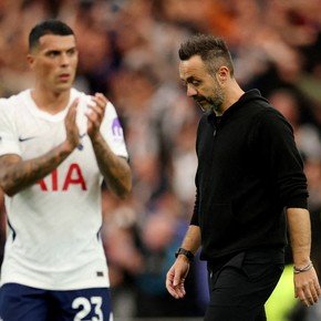 Alarma en Tottenham: la millonaria inversión del equipo de Roberto De Zerbi no arranca y roza la zona de descenso