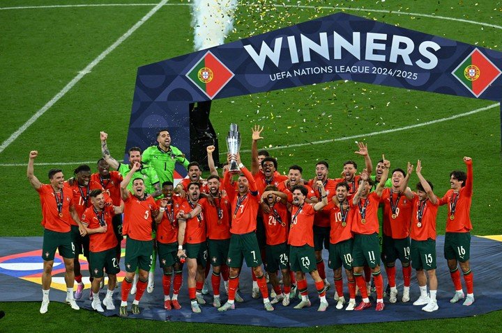 Portugal, último campeón de la Nations League. (Reuters)