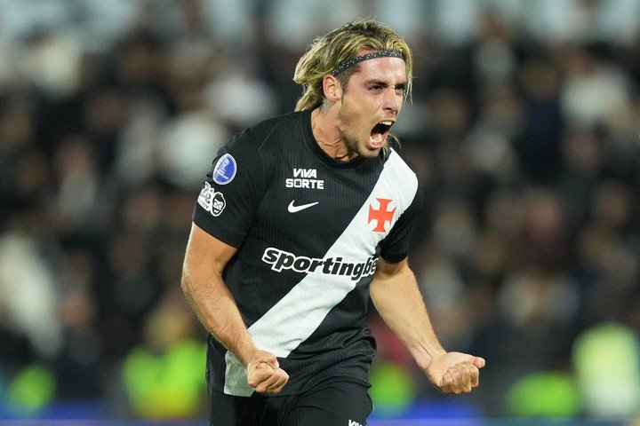 Spinelli, una de las cartas ofensivas de Vasco que buscará llegar a la final de la Sudamericana. AP