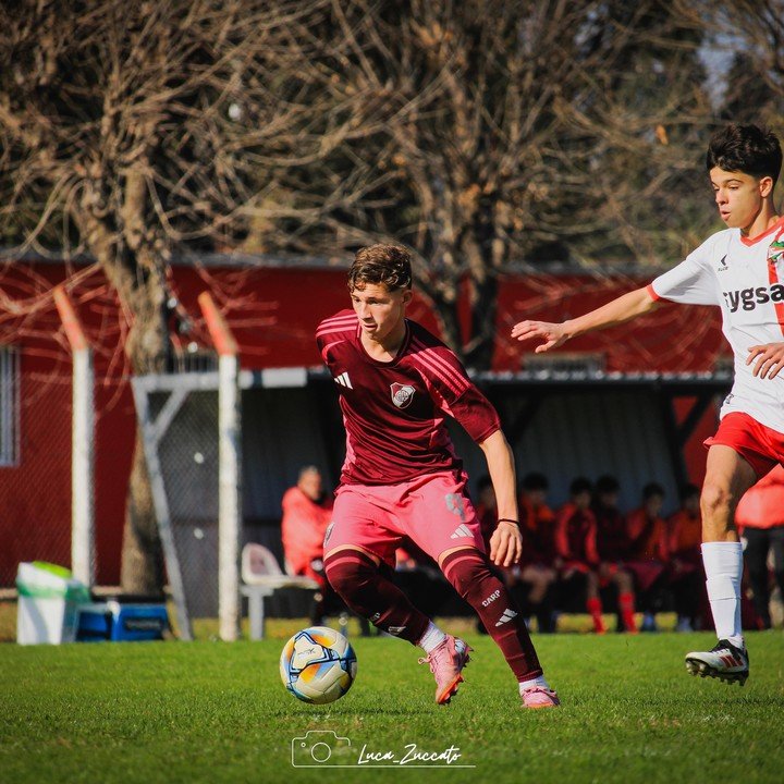 Heraldo Fiorotto en River. (Foto: @luca_zuccato)