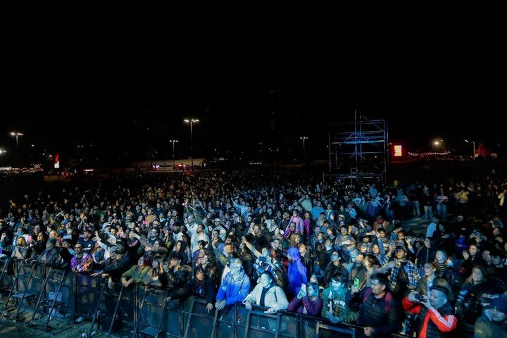 Una multitud copó los Fan Fest en pleno Día de la Primavera.
(Prensa Jeugos Suramericanos).