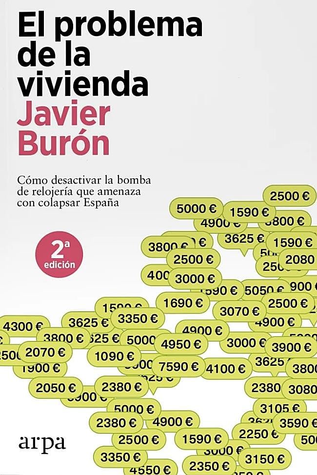 Portada de El problema de la vivienda, el libro de Javier Burón.
