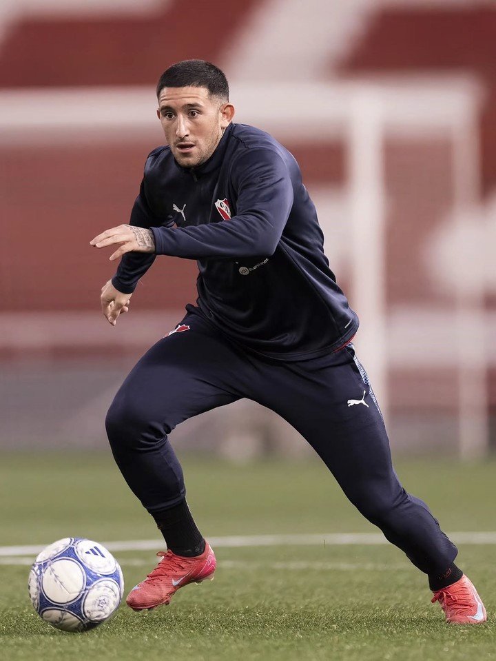 Facundo Zabala padeció una pequeña fractura en el dedo gordo de un pie. (Foto: Prensa Independiente)