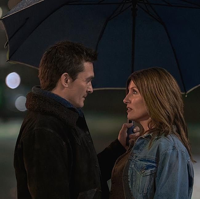 Rupert Friend y Sharon Horgan en una imagen de Youth.