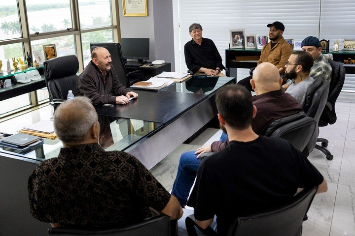 Dani Alves se reunió con Gildo Insfrán, gobernador de Formosa. (Foto: X/@gildoinsfran)