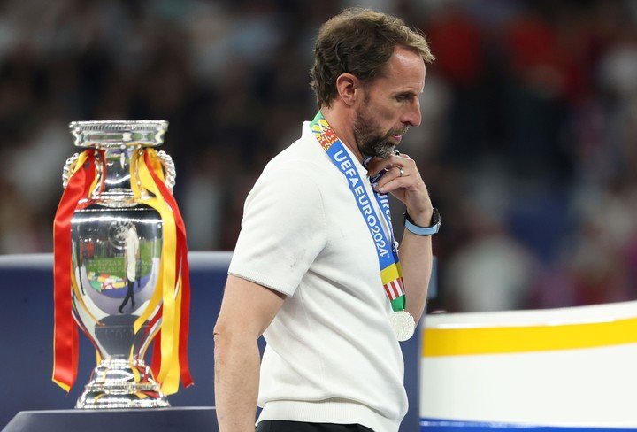 Inglaterra perdió la final de la Eurocopa 2024 por 2-1 vs. España. (EFE)