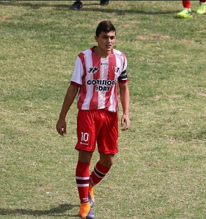 Julian Contrera en Sportivo Ben Hur. (Instagram: @juli_contrera7)