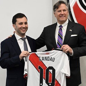 Visita de alto nivel en River: funcionarios de Estados Unidos y Argentina estuvieron en el Monumental