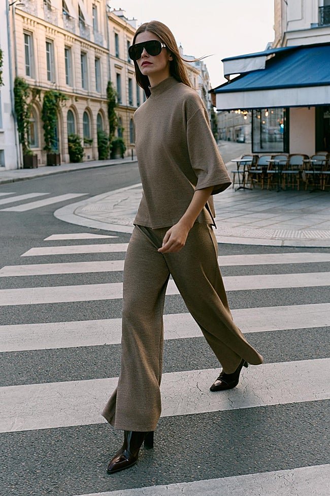Pantalón de punto de Zara (22,99 euros)