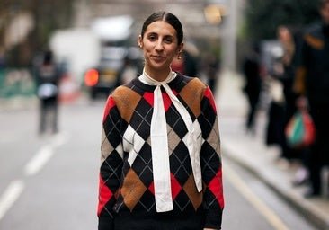 El jersey favorito de tu abuela ahora tiene un nuevo nombre: qué son los Argyle Knits y cómo llevarlos con todo este otoño