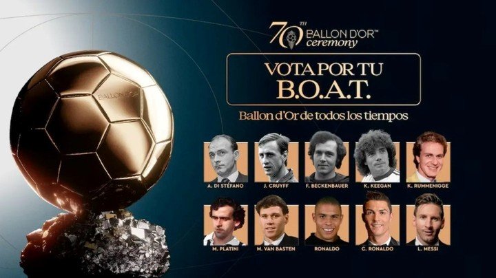 El BOAT, el premio que busca al mejor Balón de Oro de todos los tiempos