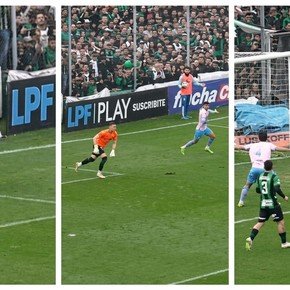 Video: el error del árbitro en la acción previa al 1-0 de Temperley a Chicago