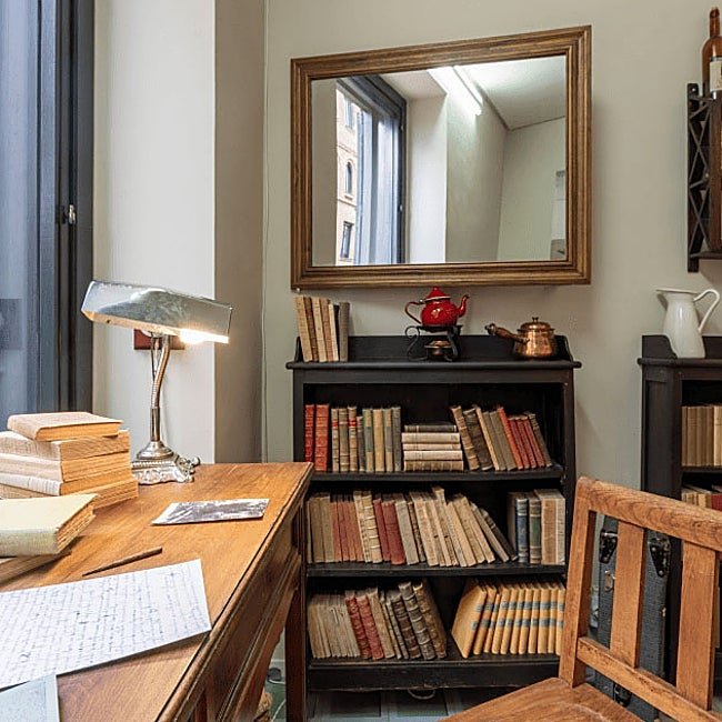 La habitación que se ha recreado a la manera de la que tuvo Federico García Lorca.