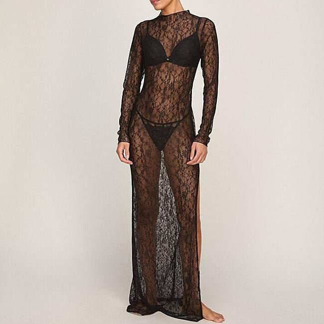 Vestido transparente de Hunkemöller, 49,99 euros.