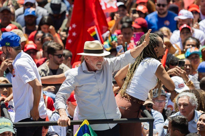 Lula va por la reelección. (Bloomberg)