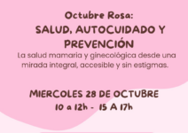 Octubre Rosa en la EE: stands informativos y actividades interactivas
