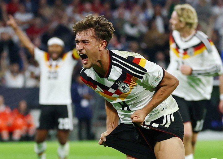 Tom Bischof abrió el marcador para Alemania. (Reuters)