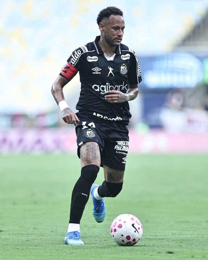 Neymar la rompió con Santos (Foto: Prensa Santos).