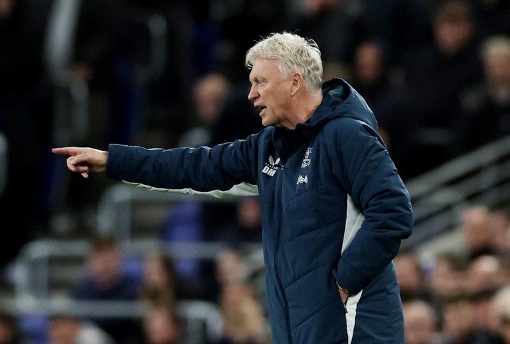 David Moyes, entrenador del Everton. (REUTER)