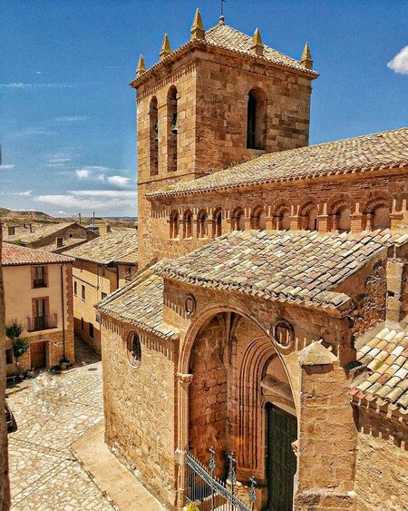 La Iglesia De De Arte Gotico Dedicada A Nuestra Senora De La Muela En Monteagudo De Las Vicarias